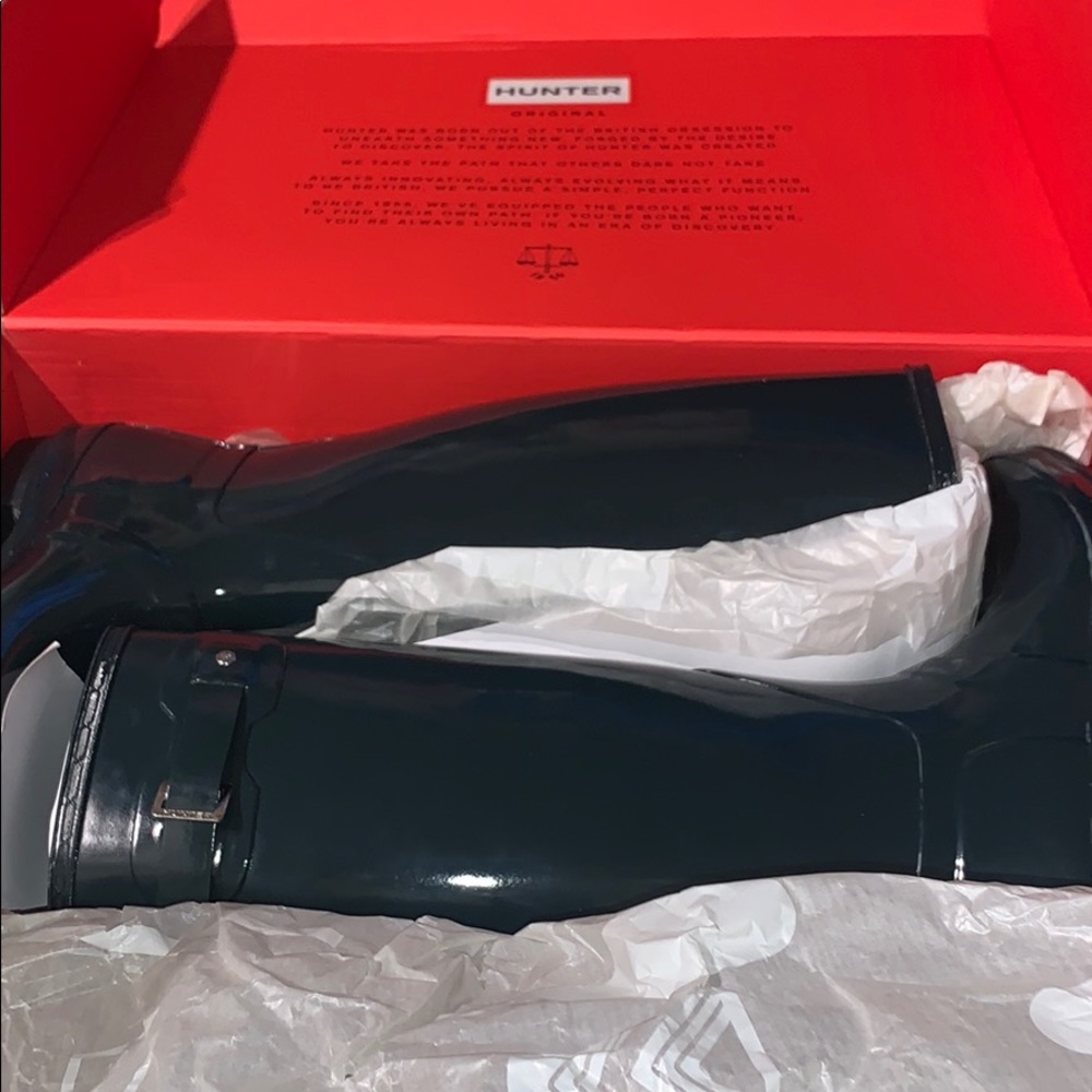 hunter boots! never worn!